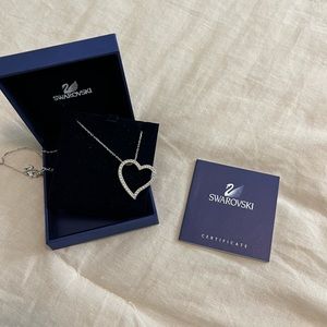 Swarovski heart necklace
